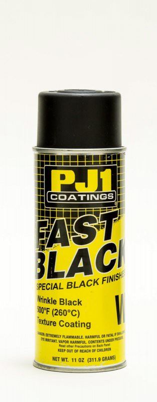 PJ1 Products Black Wrinkle Paint 350degF 11oz PJ116-WKL
