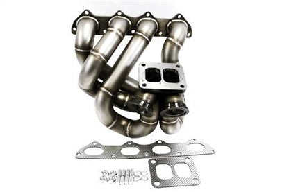 PrivateLabelMfg Power Driven T4 Top Mount Turbo Manifold with Dual Wastegates B-Series B16 B18 B20