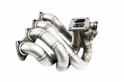 PrivateLabelMfg Power Driven T4 Top Mount Turbo Manifold with Dual Wastegates B-Series B16 B18 B20