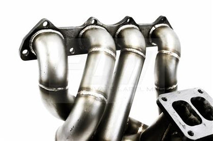PrivateLabelMfg Power Driven T4 Top Mount Turbo Manifold with Dual Wastegates B-Series B16 B18 B20