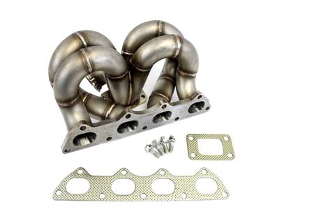 PrivateLabelMfg Power Driven T3 Ramhorn Turbo Manifold A/C & P/S Compatible B-Series B16 B18 B20