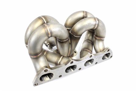 PrivateLabelMfg Power Driven T3 Ramhorn Turbo Manifold A/C & P/S Compatible B-Series B16 B18 B20
