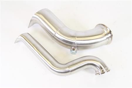 PrivateLabelMfg Power Driven B-Series Hood Exit Up-Pipe & Dump Tube for Top Mount Turbo Manifold