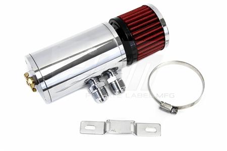 PrivateLabelMfg Power Driven Universal Oil Catch Can Breather Tank