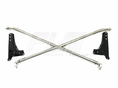 PrivateLabelMfg Crossbar X-Bar for Honda Civic EK9 EG6 Integra DC2