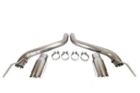 PrivateLabelMfg Axle Back Exhaust For Chevy Camaro V8 2016 - 2017 Stainless Steel