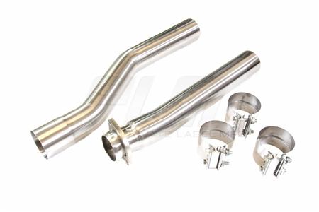 PLM Ford Powerstroke F250 F350 Muffler Delete Pipe 6.0 F-250 F-350 03-07