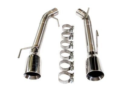 PrivateLabelMfg 2.5" Dual Axle Back Exhaust Pipe Kit Mustang 05-10 V8 GT GT500