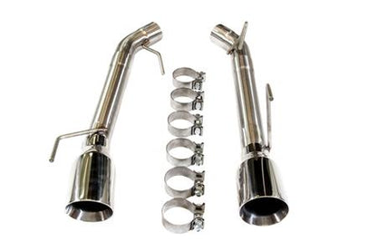 PrivateLabelMfg 2.5" Dual Axle Back Exhaust Pipe Kit Mustang 05-10 V8 GT GT500