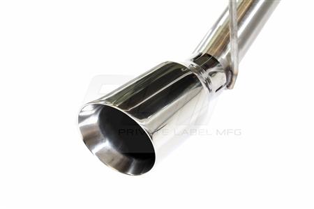 PrivateLabelMfg 2.5" Dual Axle Back Exhaust Pipe Kit Mustang 05-10 V8 GT GT500