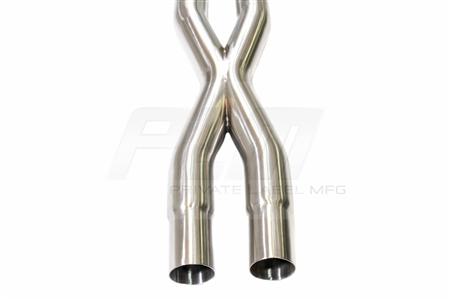 PLM 2.5" X-Pipe Mid-Pipe Mustang 15 -18 S550 5.0L Coyote V8