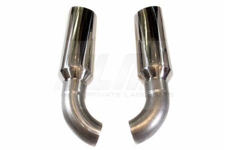 PLM 5" Dual Diesel Stack Kit with Slant Tips Universal Fit Chevy Ford Dodge Exhaust *Discontinued
