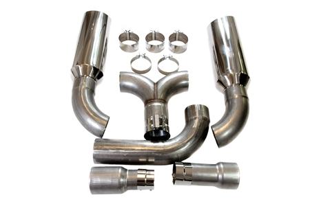 PLM 5" Dual Diesel Stack Kit with Slant Tips Universal Fit Chevy Ford Dodge Exhaust *Discontinued