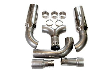 PLM 5" Dual Diesel Stack Kit with Slant Tips Universal Fit Chevy Ford Dodge Exhaust *Discontinued