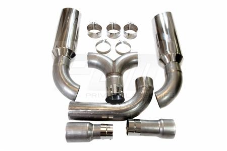 PLM 5" Dual Diesel Stack Kit with Slant Tips Universal Fit Chevy Ford Dodge Exhaust *Discontinued