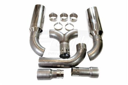 PLM 5" Dual Diesel Stack Kit with Slant Tips Universal Fit Chevy Ford Dodge Exhaust *Discontinued