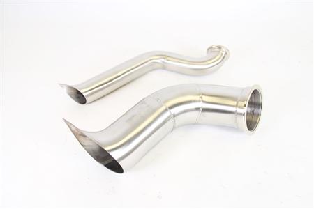 PLM Power Driven D-Series Hood Exit Up-pipe & Dump Tube for Top Mount Turbo Manifold