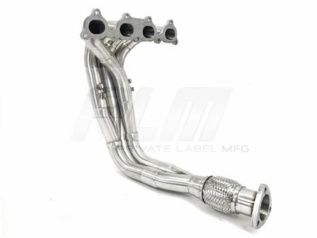 PLM Power Driven H-Series H22 F20B Tri-Y V2 Header Flex Pipe