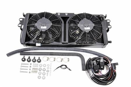 PrivateLabelMfg Shelby GT500 Heat Exchanger with SPAL Fans & Wiring Harness