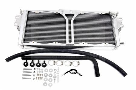 PrivateLabelMfg Shelby GT500 Heat Exchanger with SPAL Fans & Wiring Harness