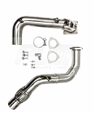 PLM Power Driven Civic Type R 3-inch Downpipe & Front Pipe Combo 2017+ FK8 *Discontinued