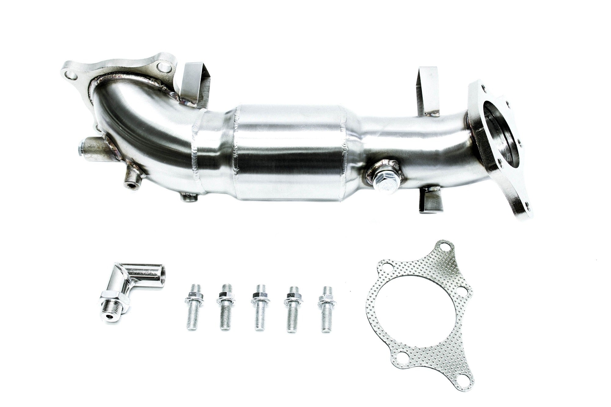 PLM-HFK8-DP-V2-A-CAT PLM Power Driven Downpipe for 2018+ Honda Accord 2.0t