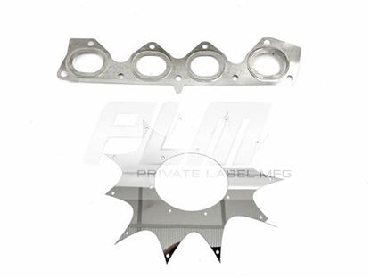 PrivateLabelMfg Power Driven H-Series Hood Exit Race Header 4-1 Megaphone H22 F20B H22A