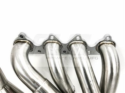 PrivateLabelMfg Power Driven H-Series Hood Exit Race Header 4-1 Megaphone H22 F20B H22A