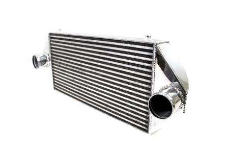 PrivateLabelMfg Backdoor Front Mount Intercooler - Dual 3" Inlet / Outlet