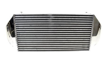 PrivateLabelMfg Backdoor Front Mount Intercooler - Dual 3" Inlet / Outlet