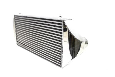 PrivateLabelMfg Backdoor Front Mount Intercooler - Dual 3" Inlet / Outlet