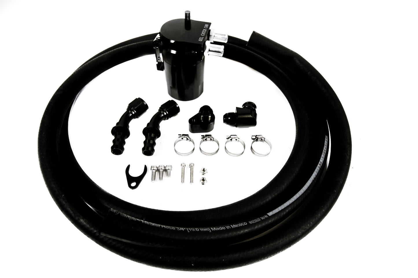 PrivateLabelMfg Precision Works Engine Oil Catch Can Kit - Mercedes M156 AMG Engines
