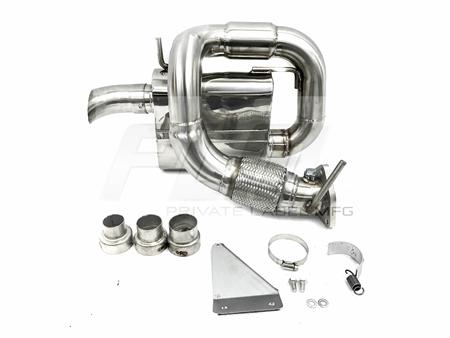 PrivateLabelMfg Power Driven Polaris Slingshot Exhaust with Adjustable Silencers