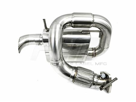 PrivateLabelMfg Power Driven Polaris Slingshot Exhaust with Adjustable Silencers