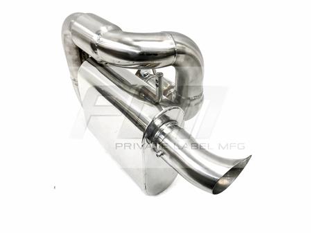 PLM Power Driven Polaris Slingshot Exhaust with Adjustable Silencers