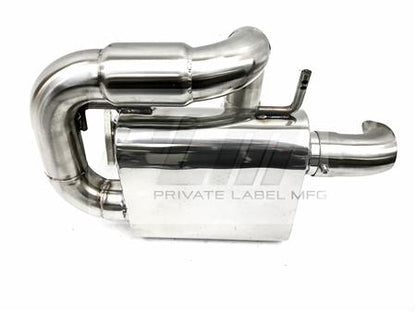 PrivateLabelMfg Power Driven Polaris Slingshot Exhaust with Adjustable Silencers