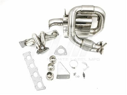 PrivateLabelMfg Power Driven Polaris Slingshot Exhaust with Adjustable Silencers & Header / Manifold