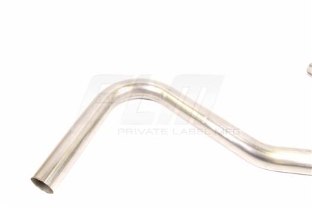 PrivateLabelMfg Private Label Mfg 304 Stainless U J L Mandrel Bend Pipe, 130 110 35 Degree U J L Bends