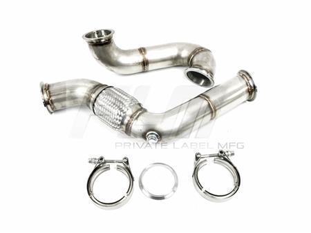 PLM Power Driven F20C F22C Downpipe Set - Honda S2000