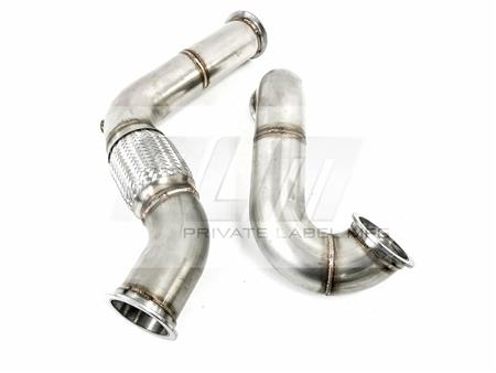 PLM Power Driven F20C F22C Downpipe Set - Honda S2000