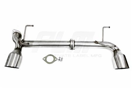 PrivateLabelMfg Power Driven FR-S BRZ Axle Back Exhaust with Dual Tips 2012 - 2017+