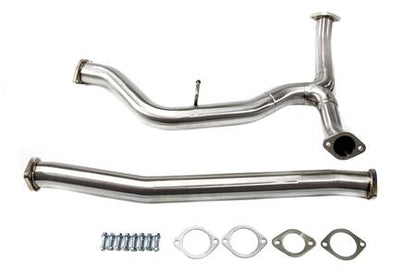 PrivateLabelMfg Power Driven 3" Non Resonated Mid Pipe Subaru WRX STi 2015 - 2021