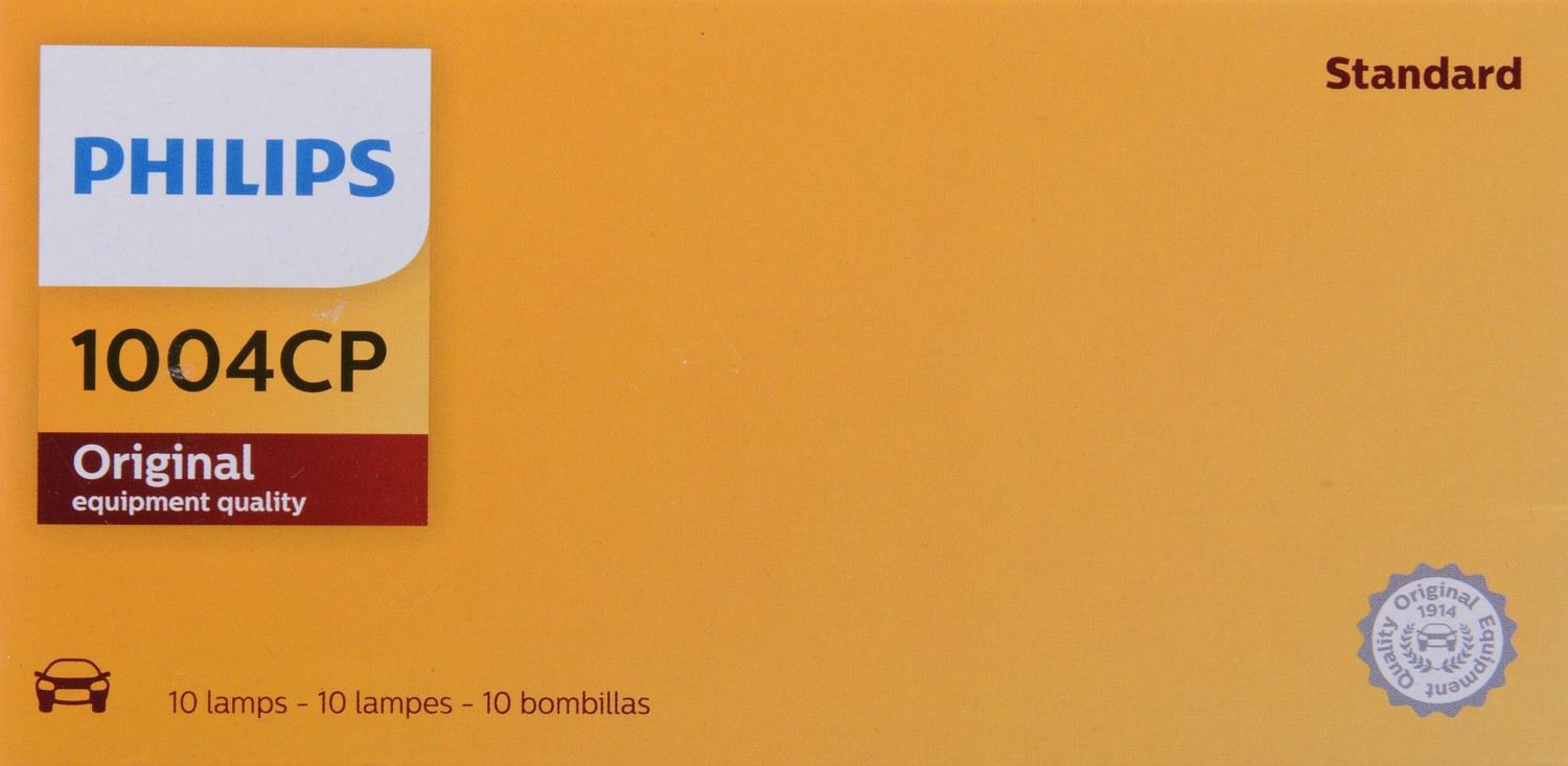 Philips Tail Light Bulb  top view frsport 1004CP