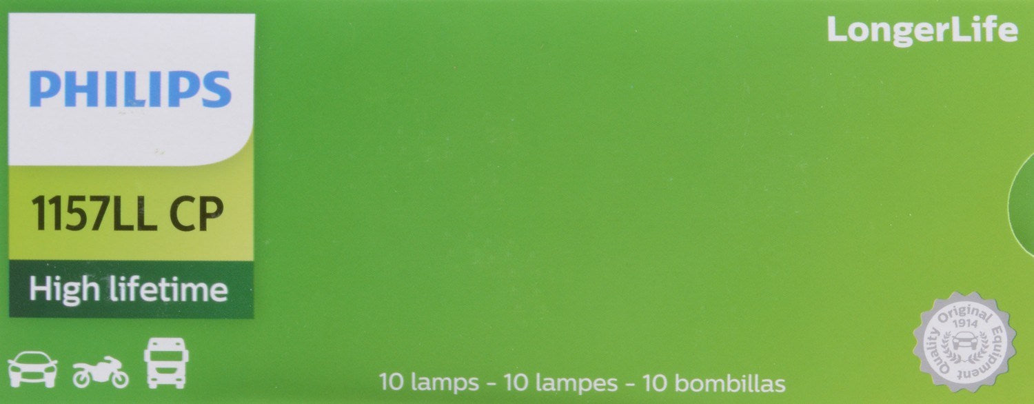 Philips Tail Light Bulb  top view frsport 1157LLCP