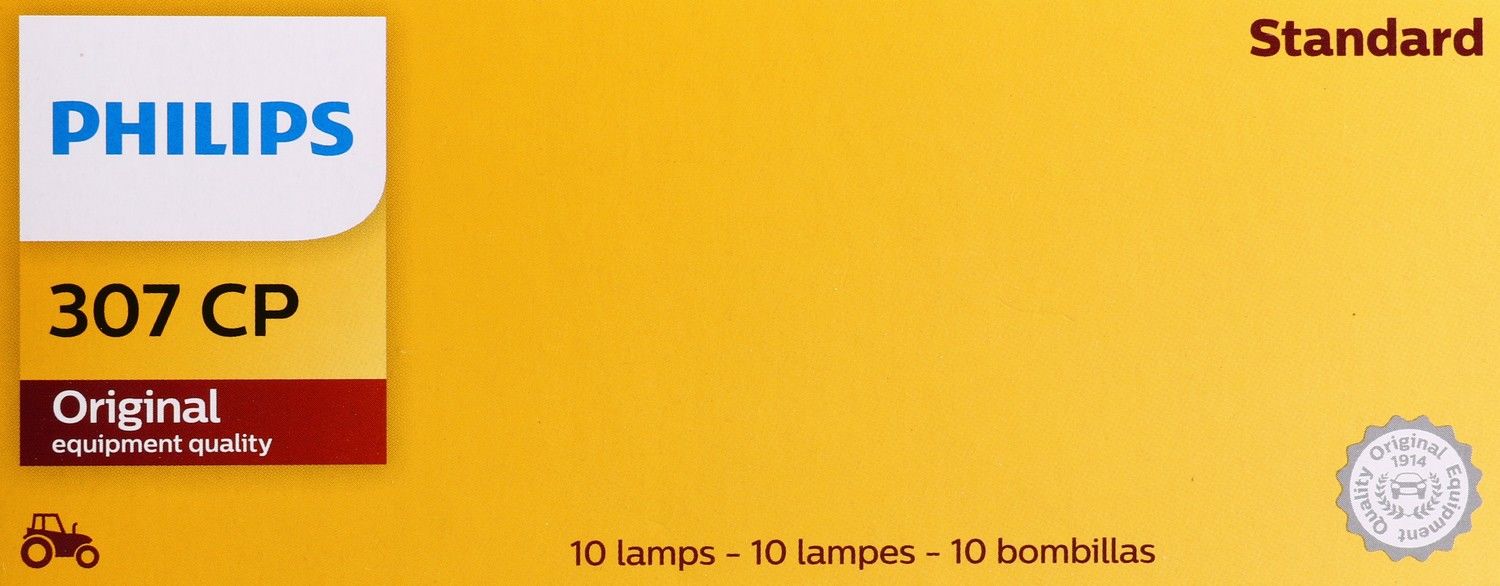 Philips Instrument Panel Light Bulb  top view frsport 307CP
