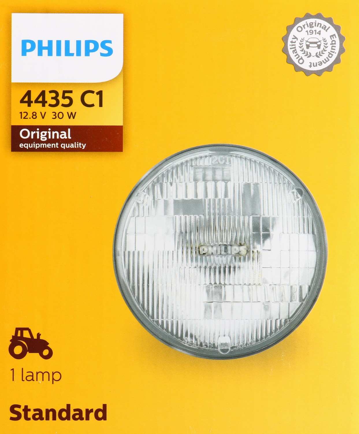 Philips Headlight Bulb  top view frsport 4435C1