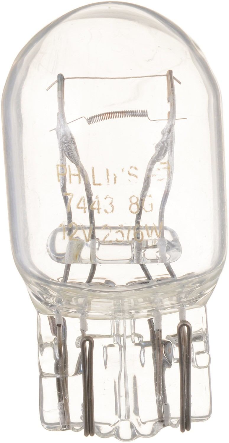 Philips Tail Light Bulb  top view frsport 7443B2