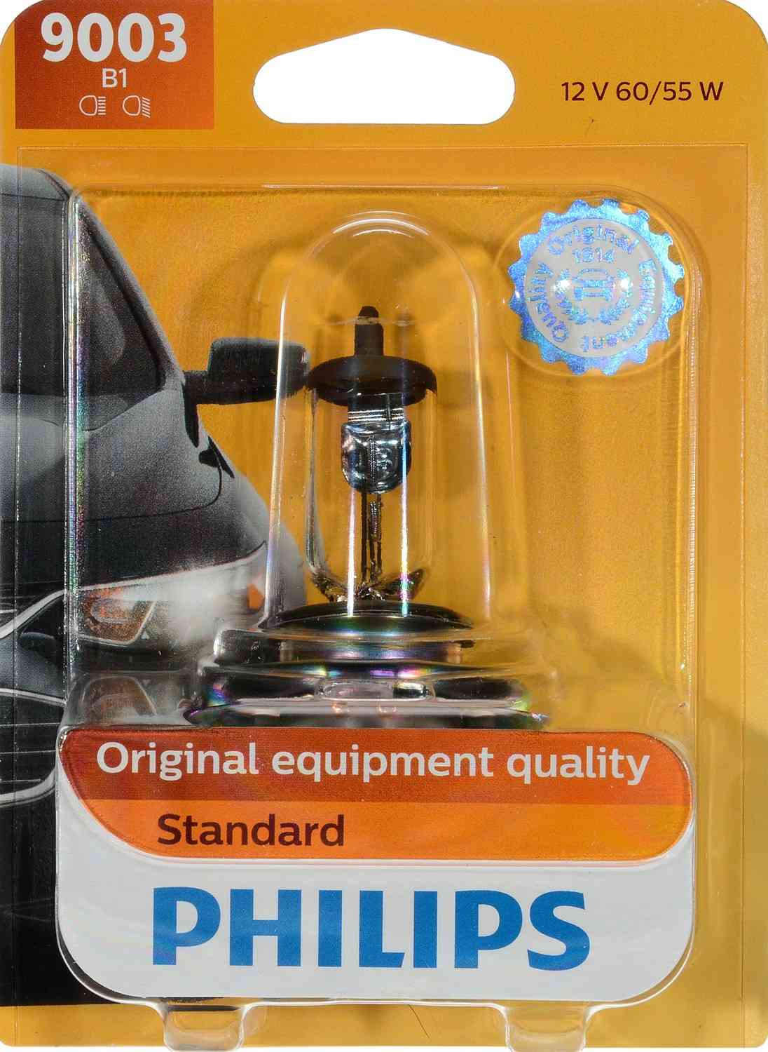 Philips Headlight Bulb  top view frsport 9003B1