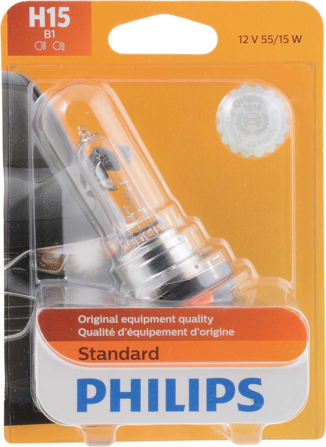 Philips Fog Light Bulb  top view frsport H15B1