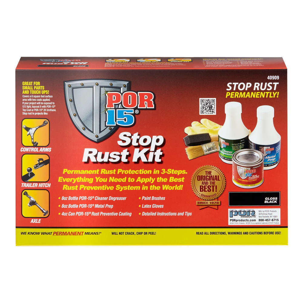 POR-15 Stop Rust Kit Black POR40909